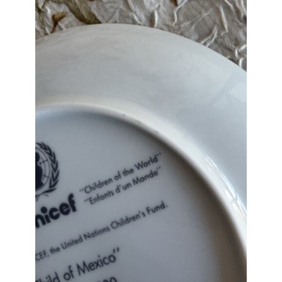 UNICEF Heinrich Collector Plate "Child of Mexico" 861 / 124,500 - Picture 6 of 7